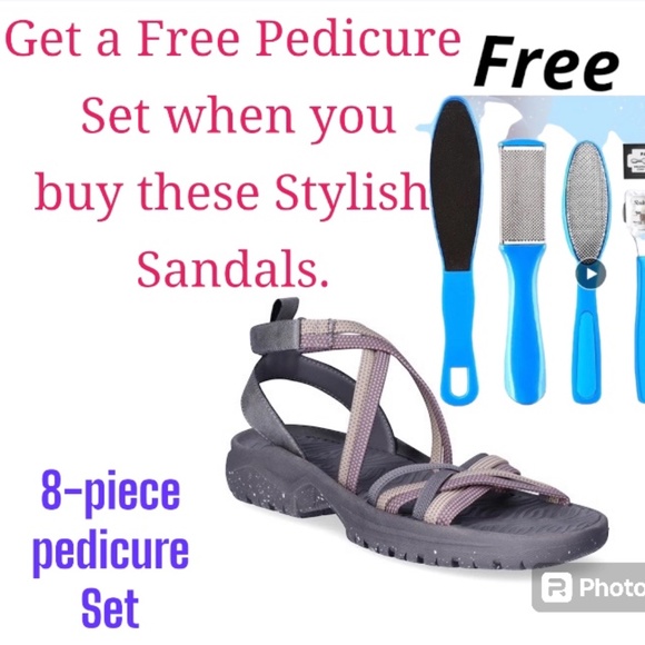 Women's Hiking Sandal Sport Sandal Straps With Adjustable Hooks/ Beach Sandals - Picture 1 of 9
